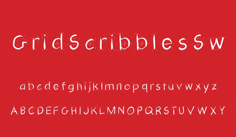 GridScribblesSwinging font