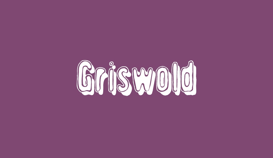 Griswold font big