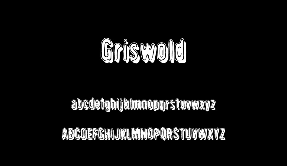 Griswold font