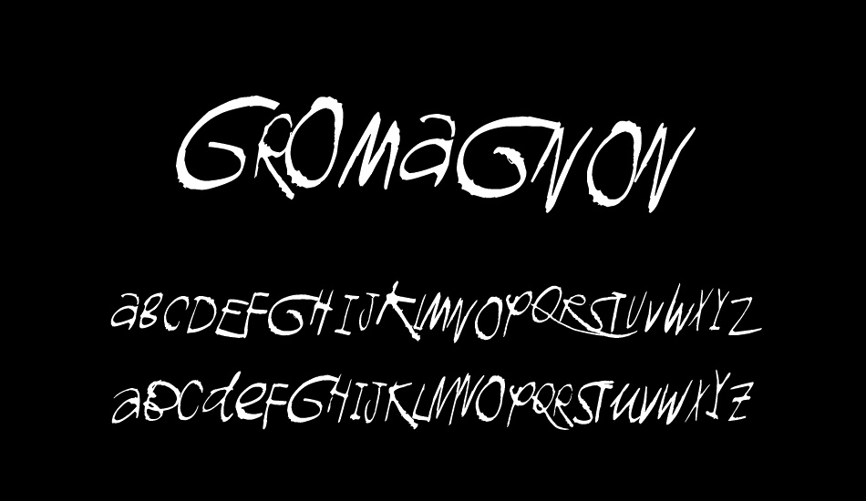 GROmagnon font