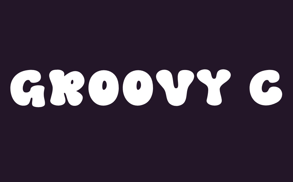 Groovy Clouds font big
