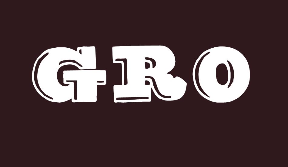 groovy font font big