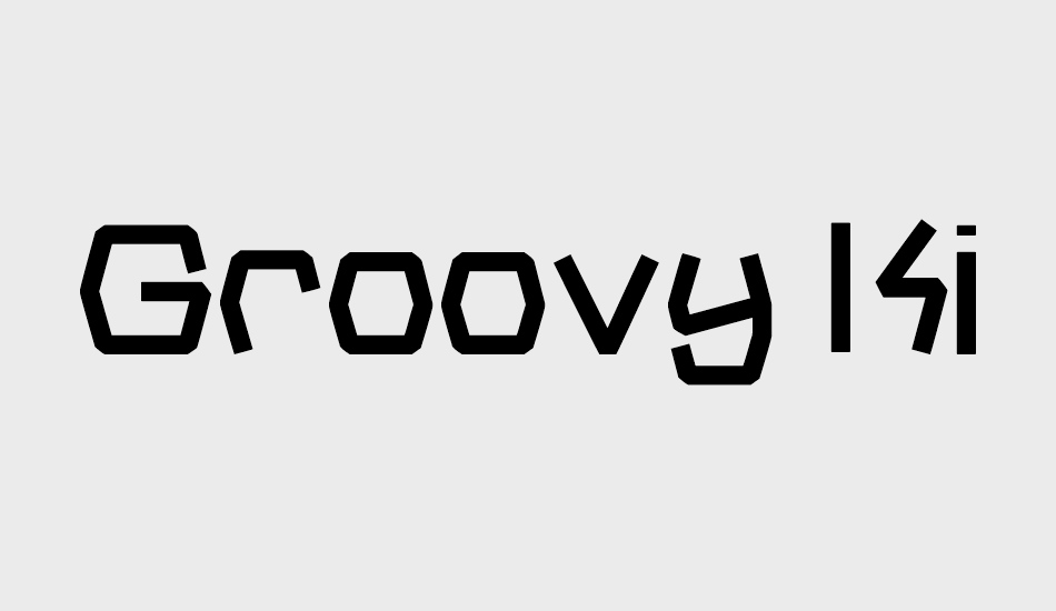 Groovy Kind Of Life font big