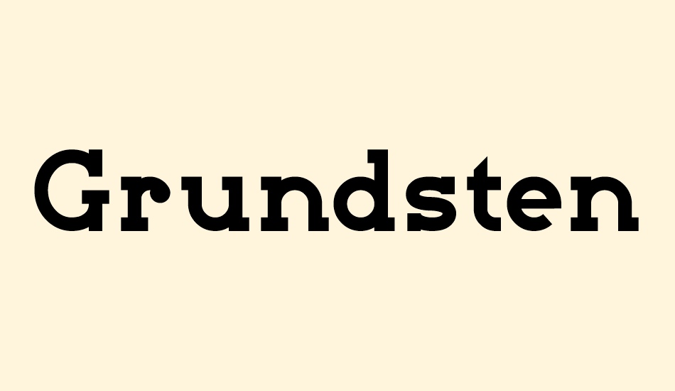 Grundsten font big