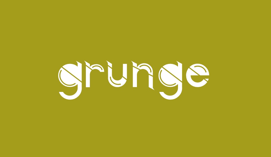 Grunge font big