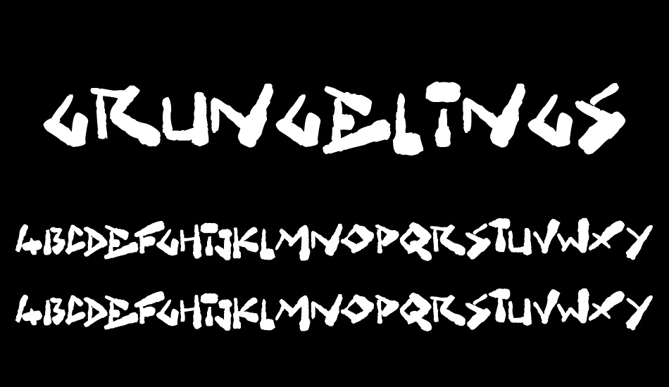 Grungelings font