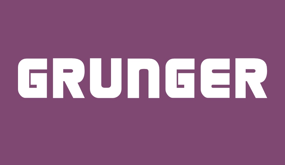 Grungerocker font big