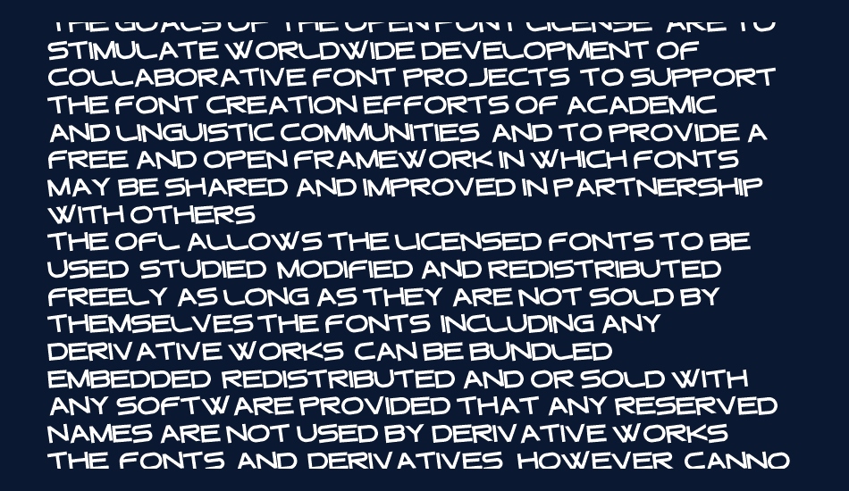 Gtek Regular font 1