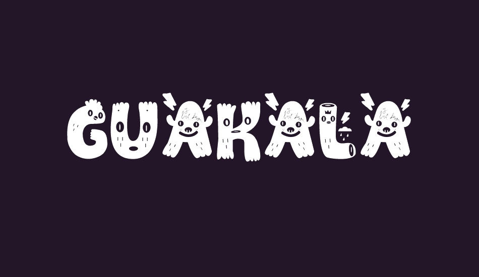 Guakala font big