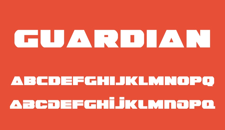 Guardian font