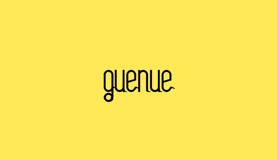 guenue font big