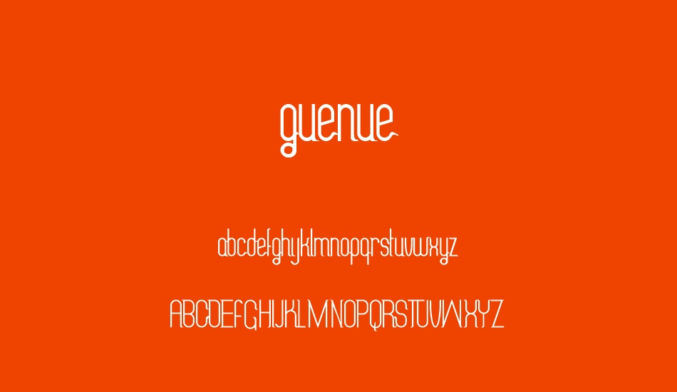 guenue font