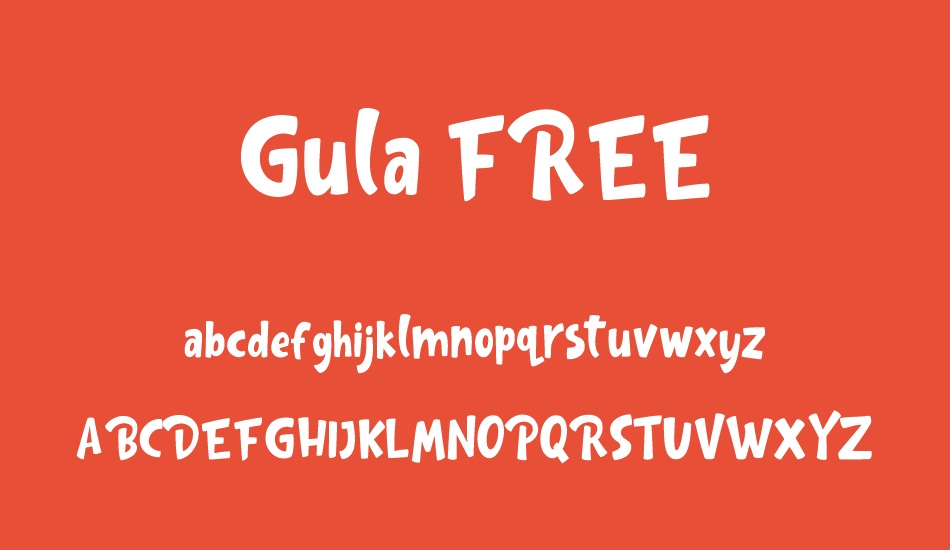 Gula FREE font