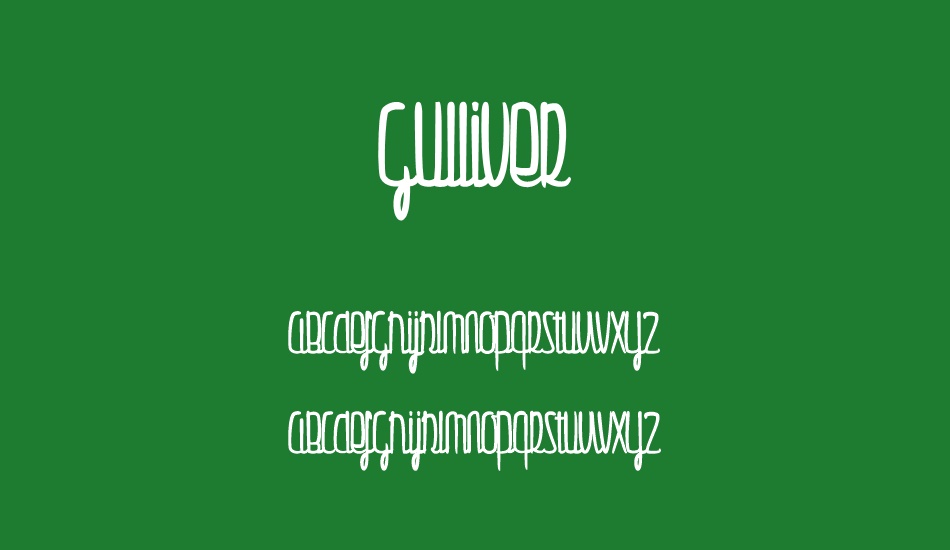 Gulliver font