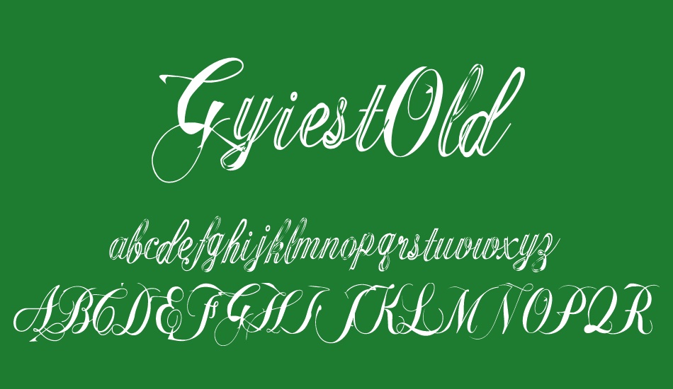 GyiestOld font