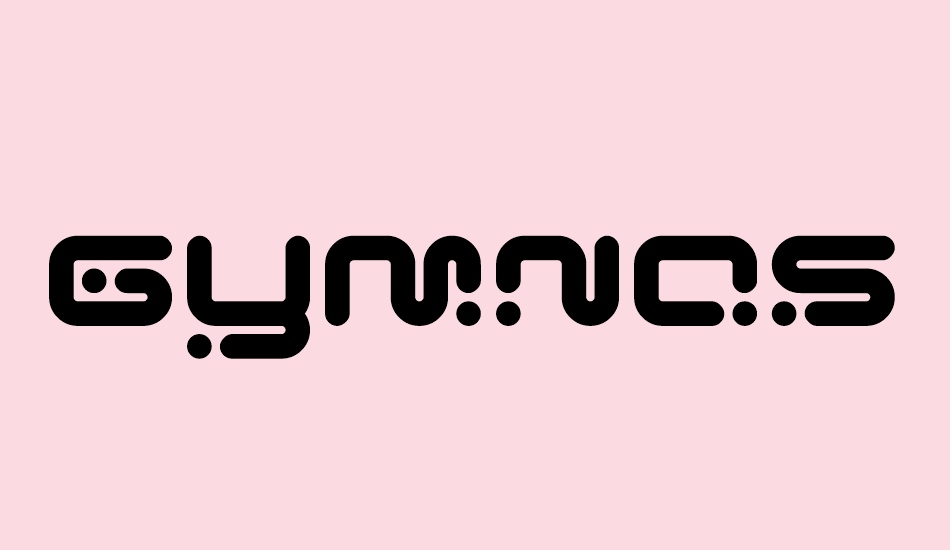 Gymnast font big