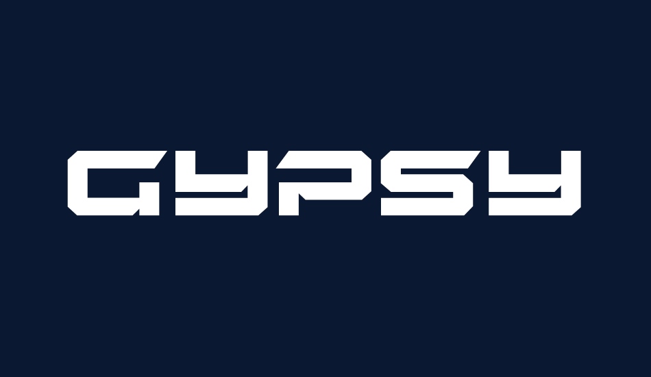 Gypsy Killer font big