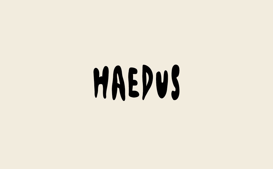 Haedus font big