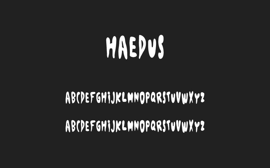 Haedus font