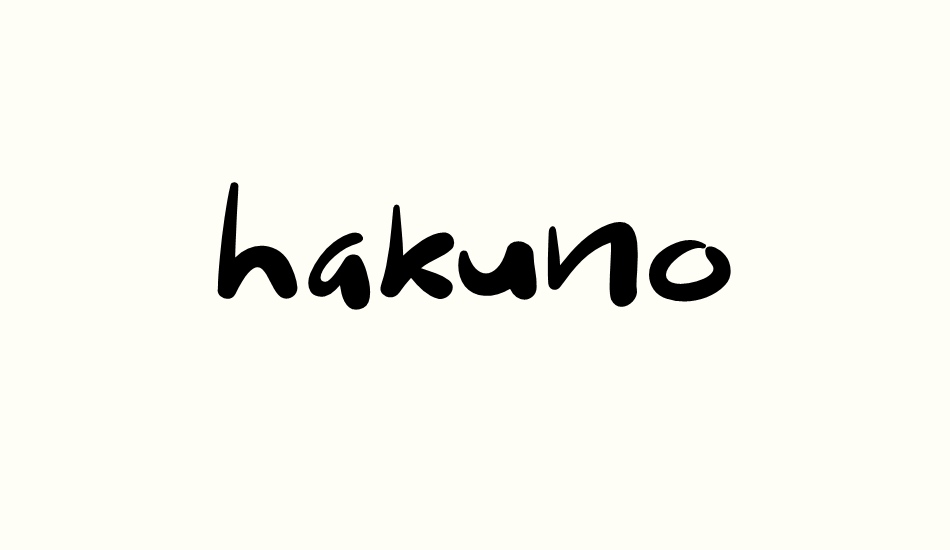 hakuno font big