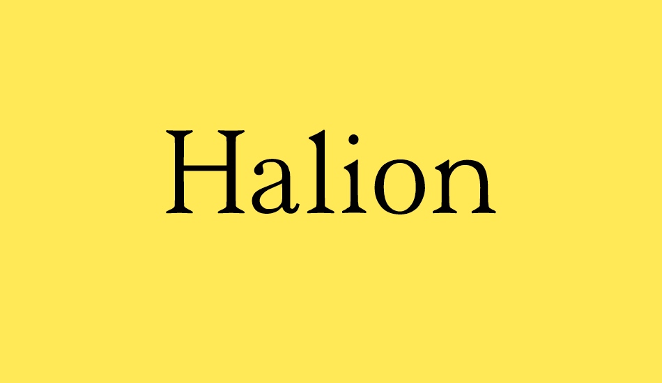 Halion font big