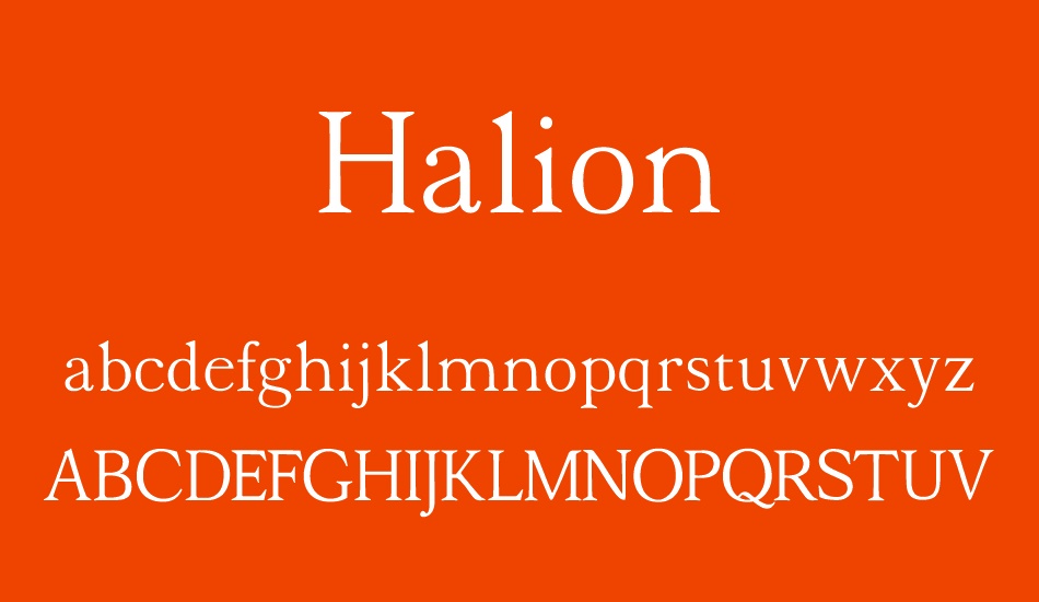 Halion font