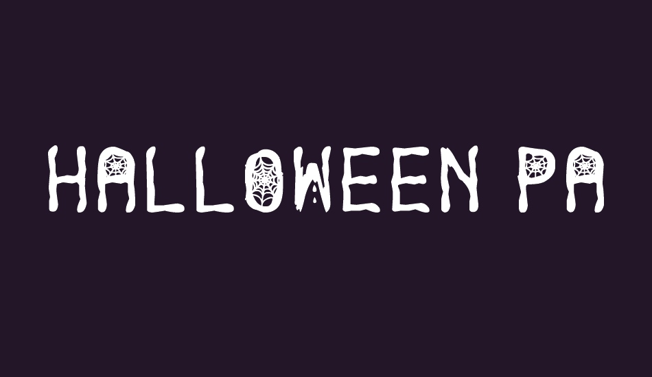 Halloween Party St font big