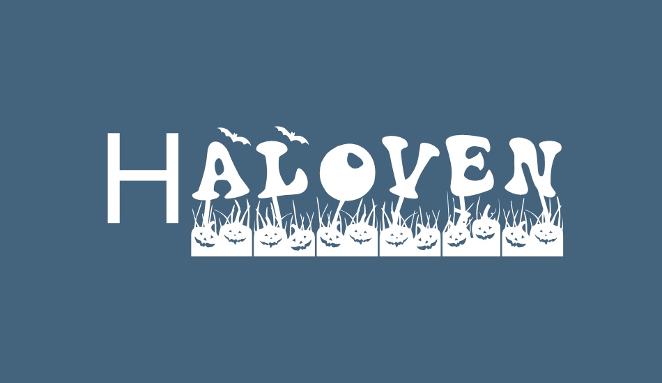 Haloven font big