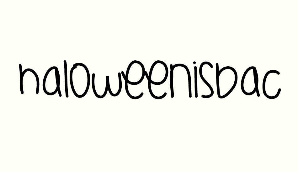 HaloweenIsBackYeahhhh font big