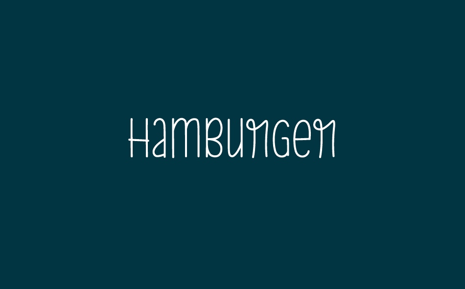 Hamburger font big