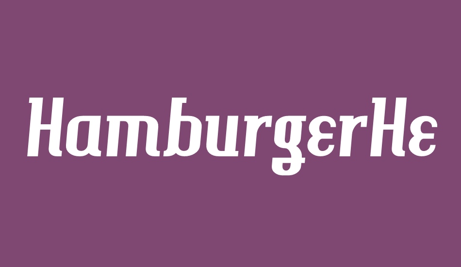 HamburgerHeaven font big