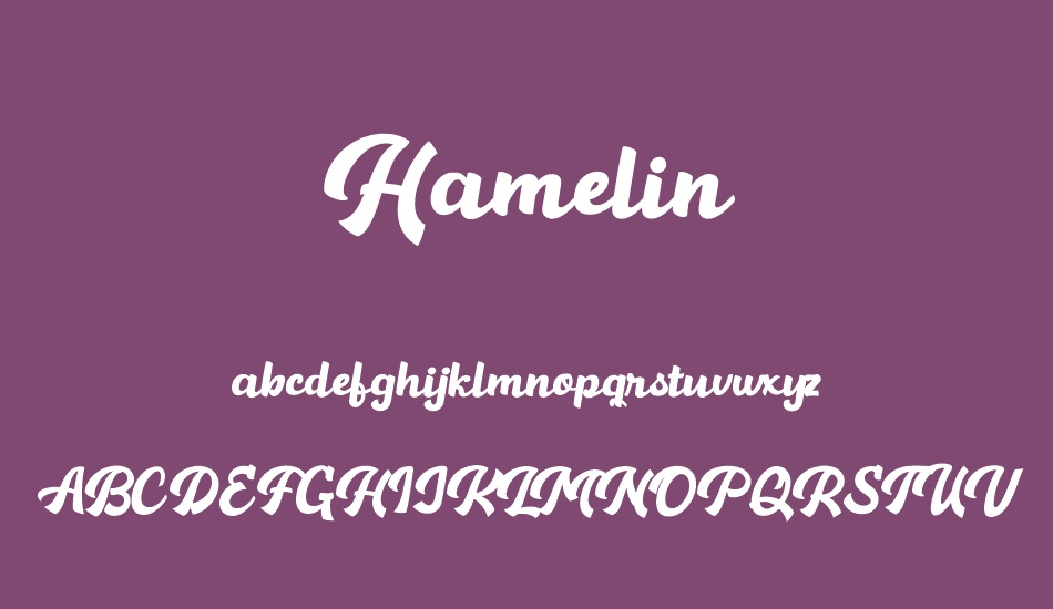 Hamelin font