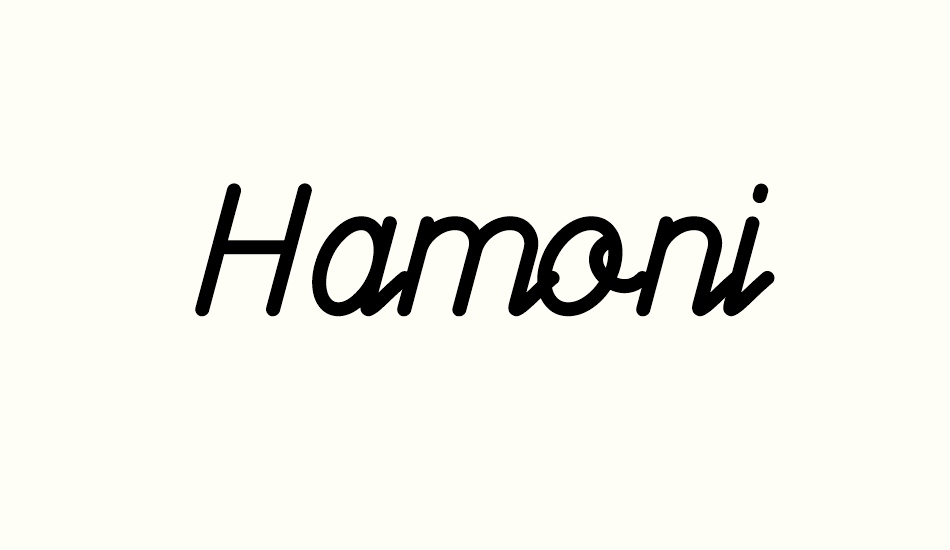 Hamoni Demo font big