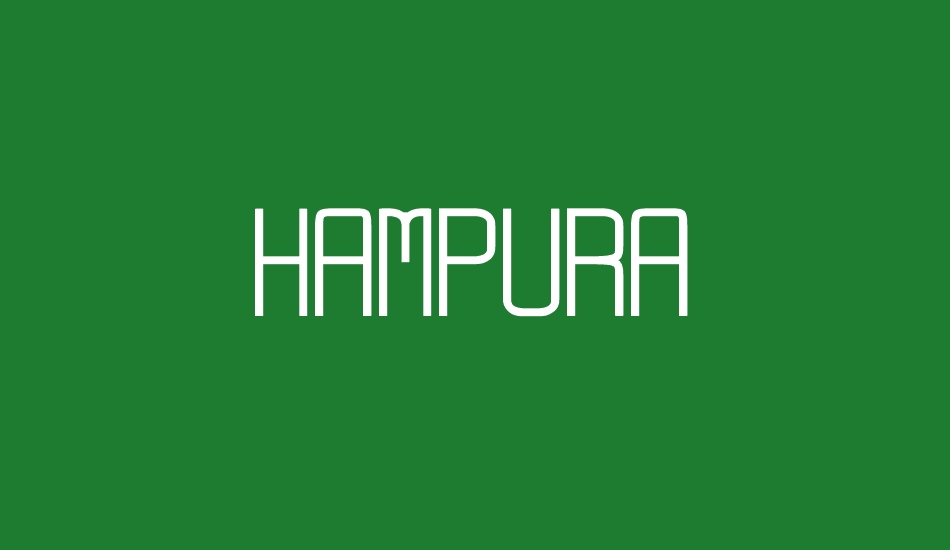 Hampura font big