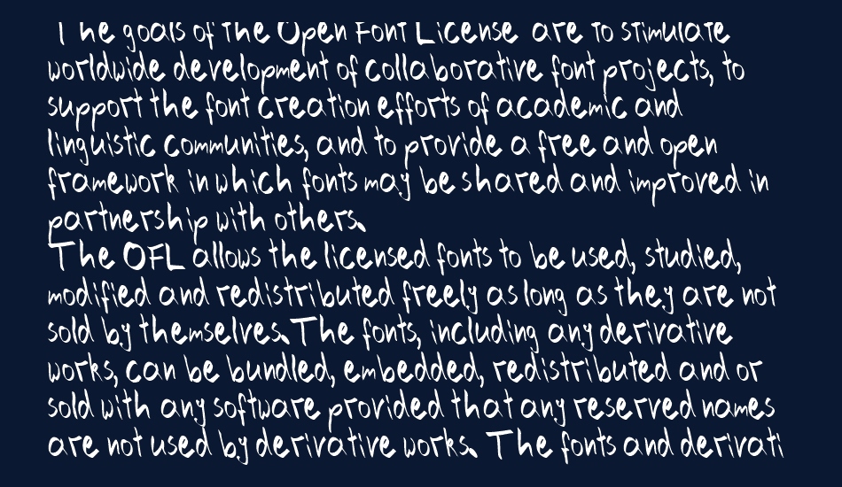 Hand of Joe font 1