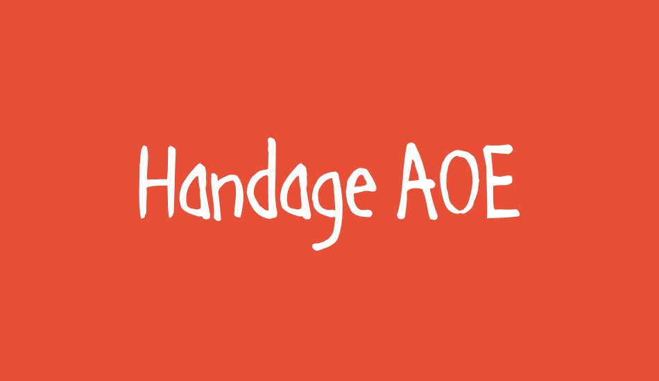 Handage AOE font big