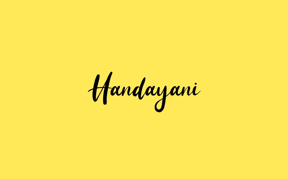 Handayani font big