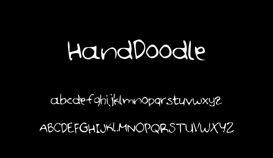 HandDoodle font