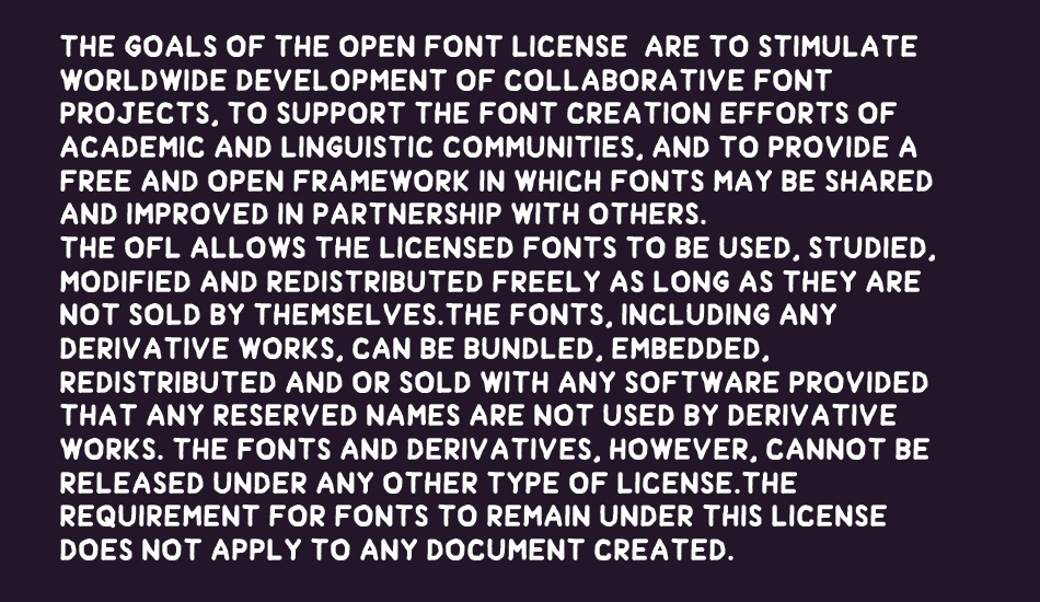 Handform font 1