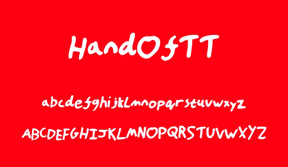 HandOfTT font