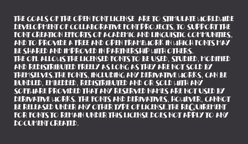 handrelief font 1