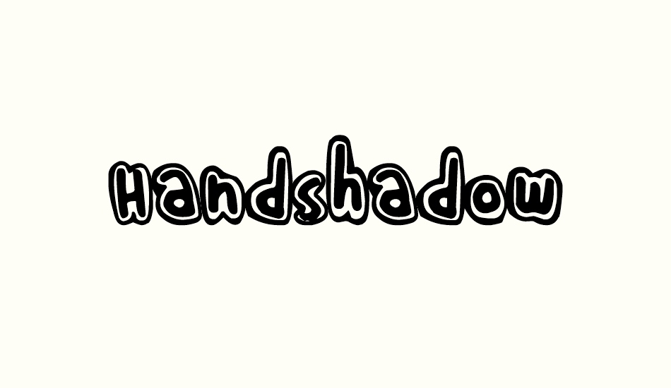 HandShadow font big