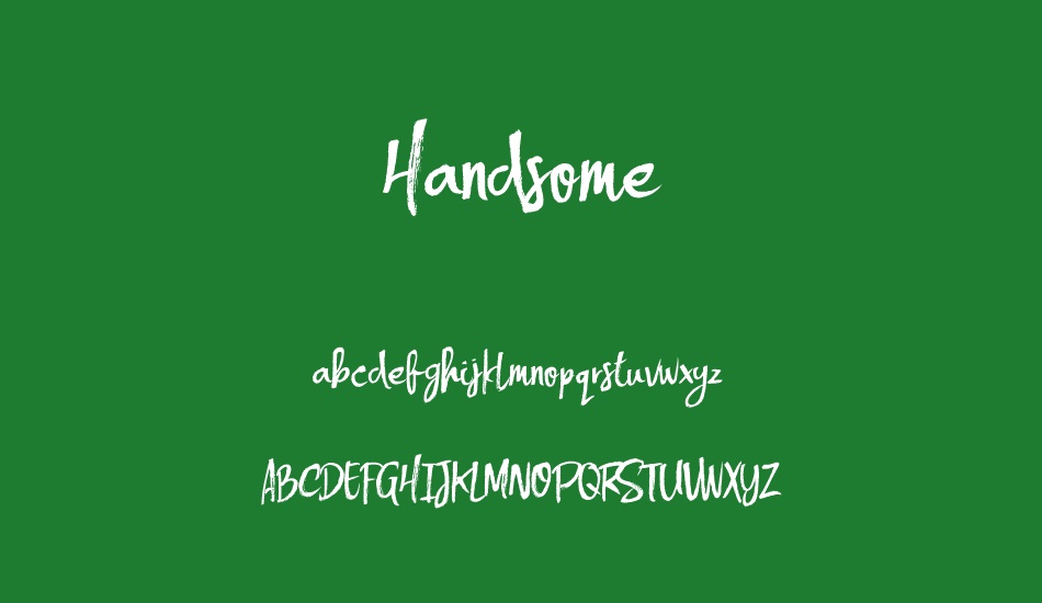 Handsome font