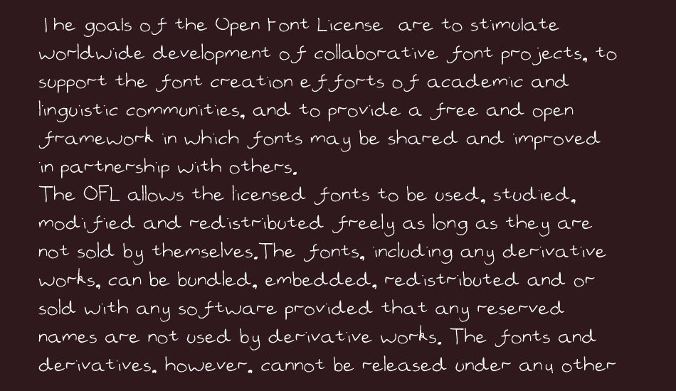 handwrited font 1