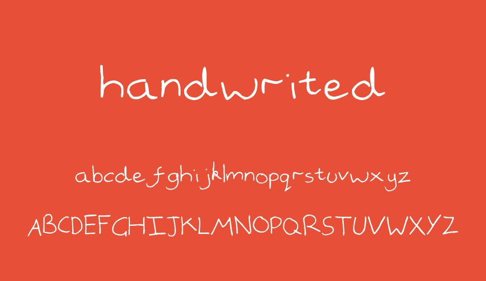 handwrited font