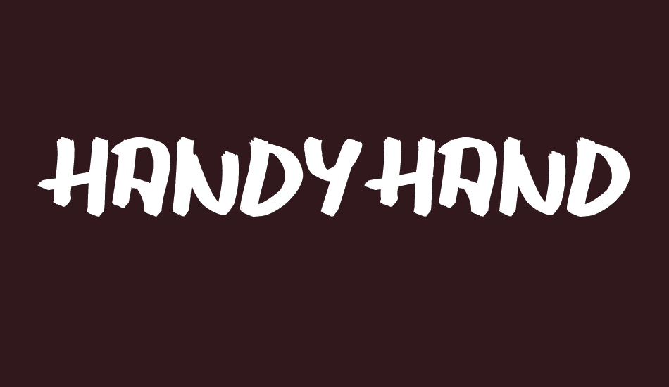 HANDYHANDY font big