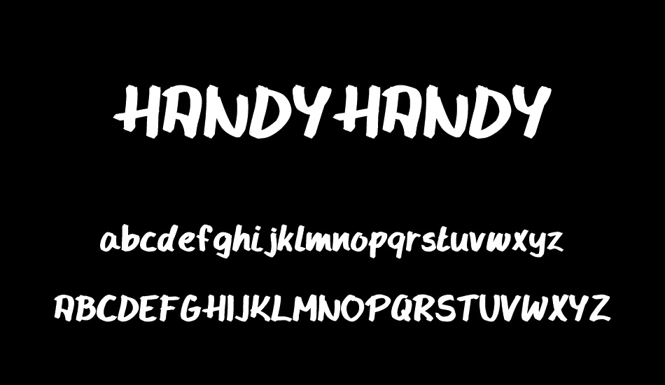 HANDYHANDY font