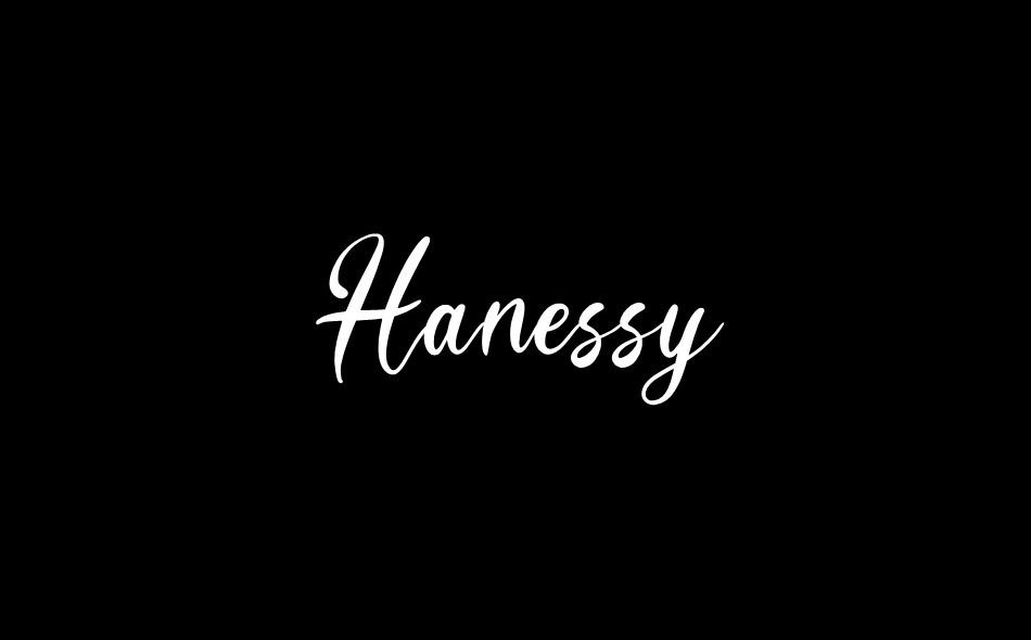 Hanessy font big