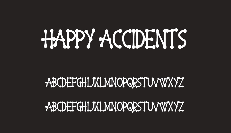 Happy Accidents font