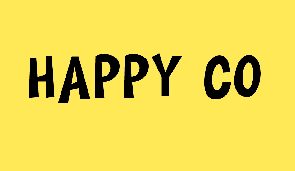 HAPPY COMIC font big